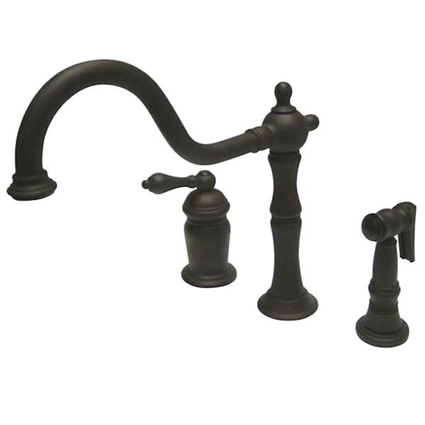 KS1815ALBS Widespread Kitchen Faucet, Oil Rubbed Bronze
